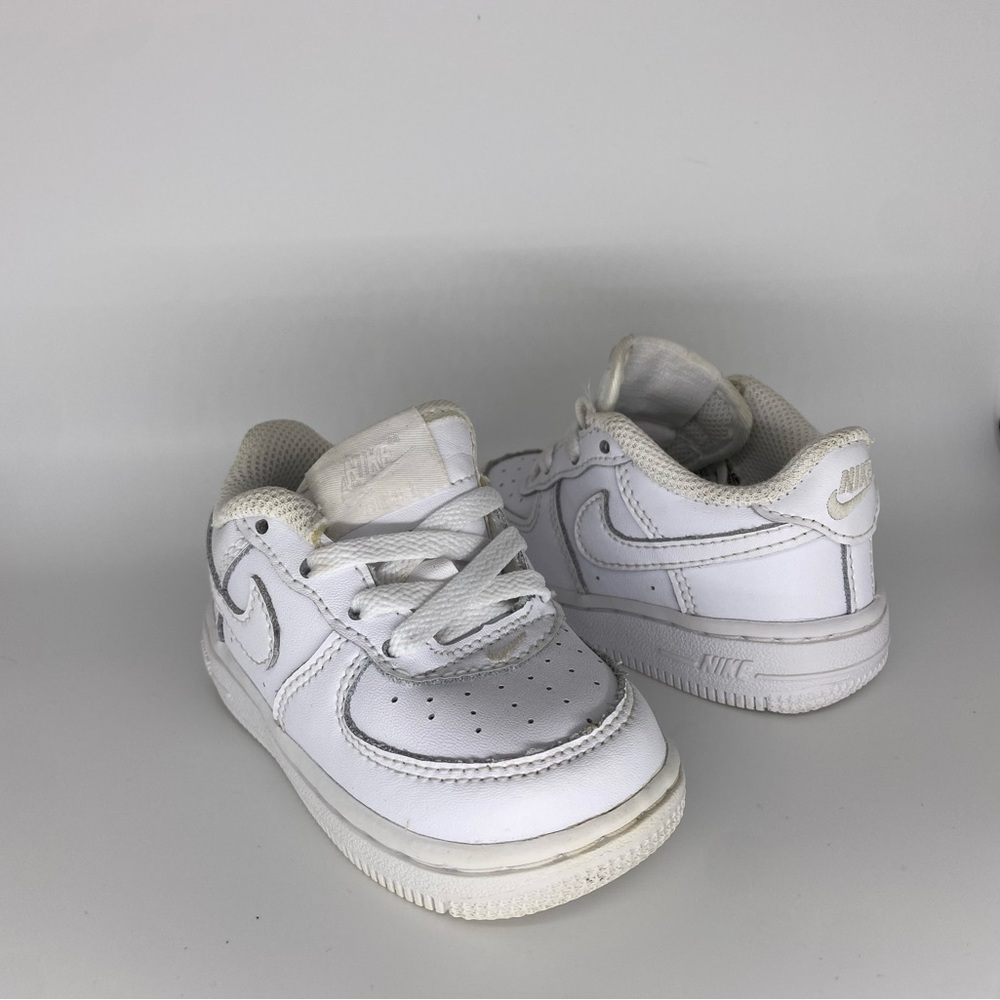5C - Nike Force 1. Toddle size, white 394194-117